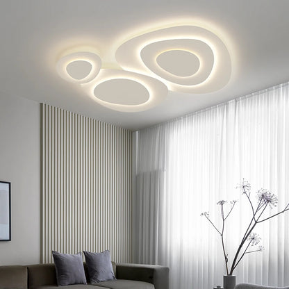 Éclipse d'Aura – Plafonnier LED au Design Ondulé